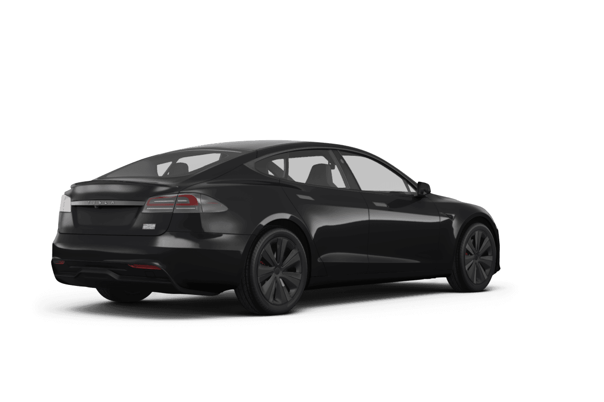 Tesla Model S - Back view Tesla Model S - Back view